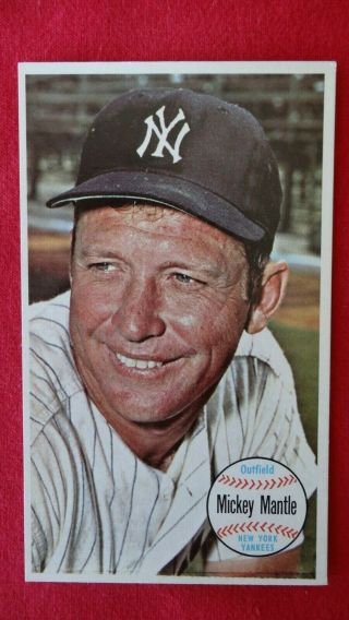 1964 Topps Giant Vintage Baseball Card,  Mickey Mantle,  York Yankees