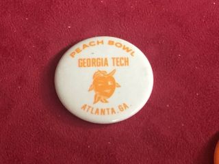 Georgia Tech 1971 Peach Bowl College Football Pin