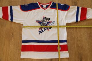 28 Mickey All Stars Walt Disney Vintage Ice Hockey Jersey Shirt Size Adult L 2