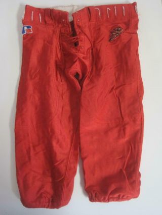 Iowa State Cyclones Ncaa Game Worn Cardinal Red Football Pants Authentic Size 38