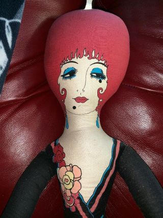 Vintage The Toy Sew It Yourself Rag Toys 35” Sybill Boudoir Cloth Doll