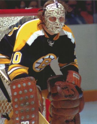 Gerry Cheevers Boston Bruins Nhl Hockey Goalie Face Mask 8x10 Color Photo (tk)