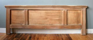 68 " X24 " Vintage Antique Solid Wood Wooden Queen Size Bed Foot Board Footboard