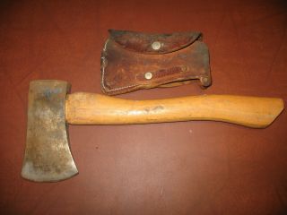 Vintage Saw Hatchet Hand Axe Sweden Dropped Forged With Handle