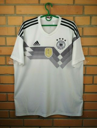 Germany Soccer Jersey Xl 2019 Home Shirt Br7843 Football Adidas