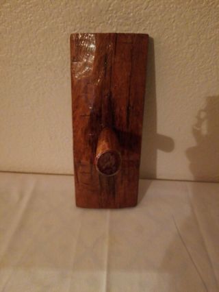 Vintage Amish Wood With A Dowel In The Middle For Hanging Coats Or Other Items