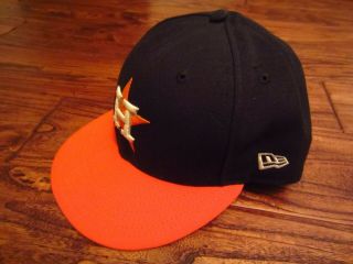 Evan Gattis 2018 Houston Astros Game Alternate Orange Hat Mlb Authentic