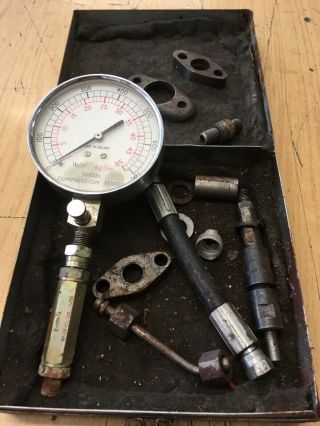Vintage Diesel Compression Testing Kit