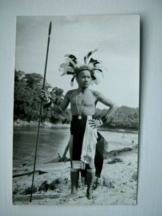 Scarce Vintage Postcard Size Real Photo - Kuching,  Malaysia - - - - Photo M
