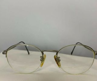 Vintage Neostyle Dynasty Silver Half Rimless Glasses Bifocals
