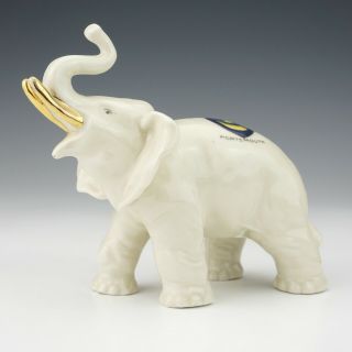Vintage Crested China - Elephant Figure - Portsmouth Crest