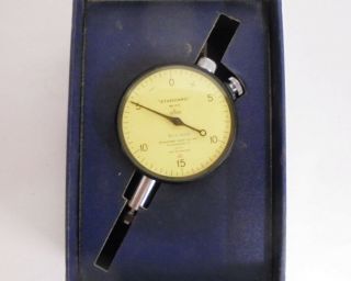 Vintage Machinist Toolmakers Dial Indicator Standard Brand 2 " Face 5/10,  000.