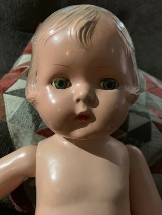 Rare Antique 24” Composition Unusual Patsy Type Multi Joint Posable Walker Doll