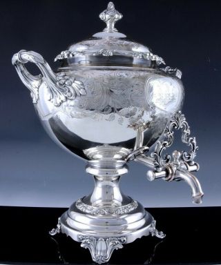 Museum Quality Hugec1800 Georgian Silver Sheffield Plate Tea Urn Matthew Boulton