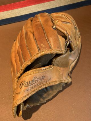 Vintage Mickey Mantle Rawlings Baseball Glove Triple Crown Winner MM9 Left Hand 3