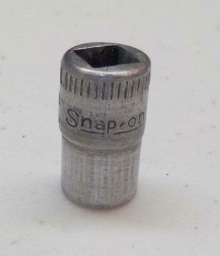 Vintage Snap - On 9/32 " Drive 1/4 " 8 Point Double Square Socket M - 408