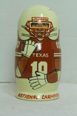 2005 Texas Longhorns National Champions Russian Nesting Dolls Vince Young