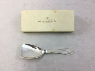 Georg Jensen Denmark Continental Sterling Silver Sugar Shovel Caddy Spoon