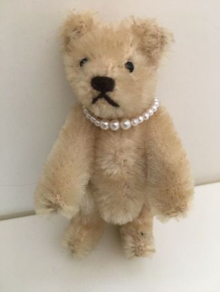 Steiff Teddy Bear 8cm Vintage Blond Mohair