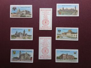 Houses Of Parliament Issued 1912 By Wills O/s Set 32