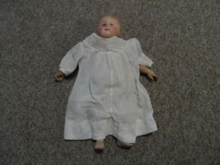 Antique Oil Painted Cloth 16 " Tall Doll Martha Chase