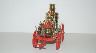 Vintage 1972 The Mississippi 1869 Antique Fire Engine AM Radio by WACO Japan 3