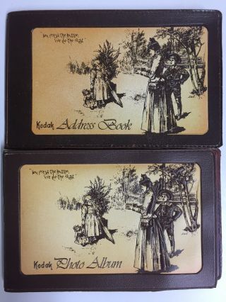 Vintage Kodak Photo Album And Kodak Address Book