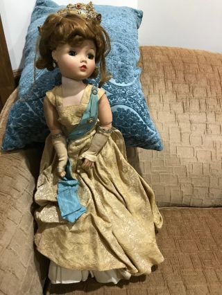 20” 1950’s Madame Alexander Cissy Queen Elizabeth Coronation Doll
