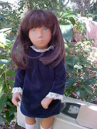 Vintage 16” Sasha Blue Velvet Doll 180 Limited Ed W Box Serie Wrist Tag Uk