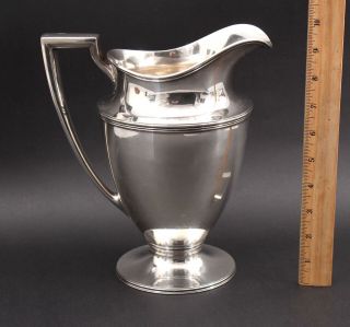 Large Antique Tiffany & Co Sterling Silver Water Pitcher,  No Monogram,  34.  20 Ozt