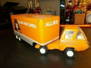 Vintage Tonka Toy Allied Van Lines Moving Company Co.  Tractor Trailer Truck