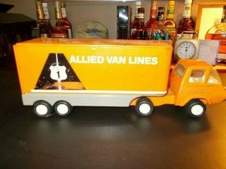 Vintage Tonka Toy Allied Van Lines Moving Company Co.  Tractor Trailer Truck 3