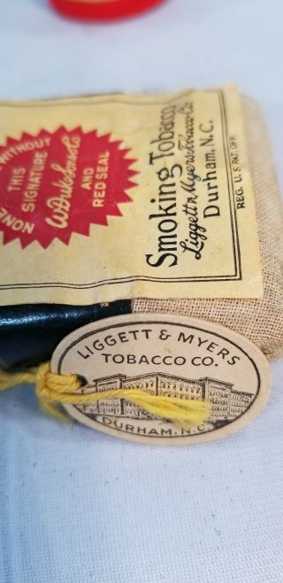 Antique DUKE ' S Mixture Smoking Tobacco With Pkg Of TIP Papers Vintage 2