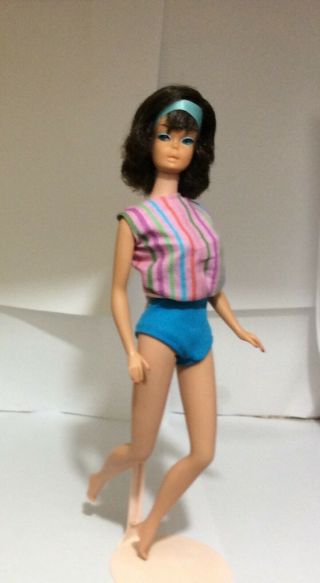 Vintage Barbie Low Color Midnight Sidepart American Girl 1 day 3