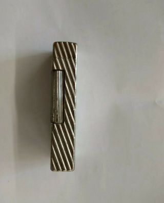 Vtg Dunhill Rollalite Lighter Deco Style,  Some Wear