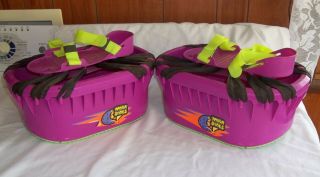 Vintage Moon Shoes Big Time Toys Purple Anti Gravity Jumping Trampoline Kids