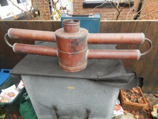 Vintage P.  J.  Bryant Copper Parrafin Heater Water Tank.  Greenhouse Heater