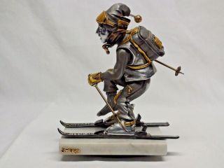 Frank Meisler " Skier " A280 Sculpture Vintage Limited Edition 323/1600