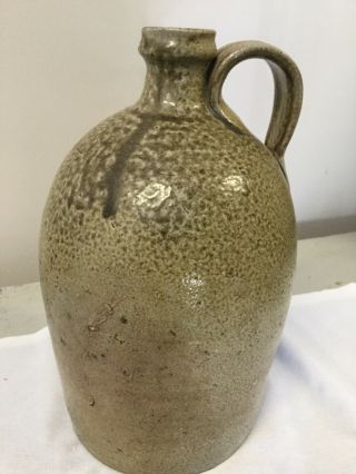 Antique 1 Gallon Salt Galaze North Carolina Stoneware Jug