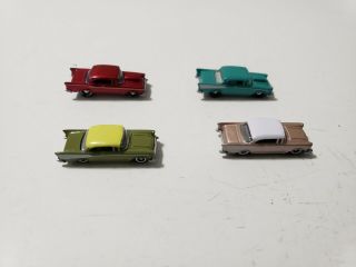 Racing Champions Vintage 57 Chevy (set Of 4)