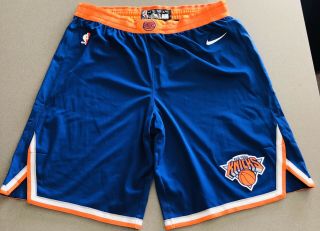 Luke Kornet York Knicks Nba Game Worn Nike Shorts (size 44) Steiner Loa