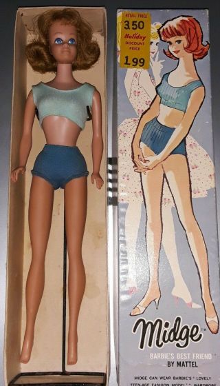 Midge Vintage Barbie Doll From 1960 