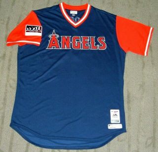 L.  A.  Angels Michael Hermosillo 2018 Game Issued Un Worn Players Weekend Jersey