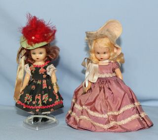 Two Vintage 6 " Nancy Ann Storybook Dolls
