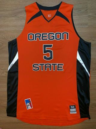 Oregon State Osu Beavers J Tarver Game Worn Nike Ncaa Basketball Jersey