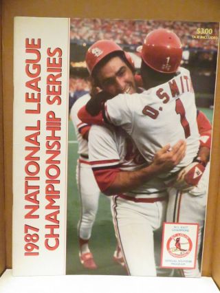 St.  Louis Cardinals 1987 National League Championship Series Official Program