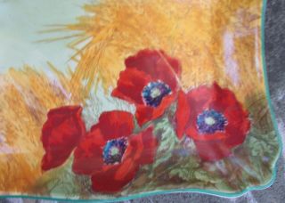 VINTAGE ROYAL DOULTON POPPIES IN A CORNFIELD TRAY PLATE 3