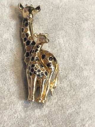 Large Vintage Very Rare Atwood And Sawyer Giraffe Brooch Jewellery