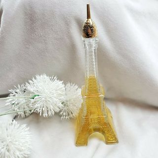 Vintage Avon Eiffel Tower Decorative Bottle 3 Fl Oz Perfume Half Full