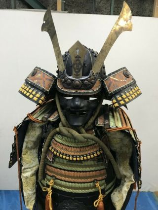 The Kabuto and Armor Full Set Japanese Traditional By SAMURAI,  Edo Era,  Rare 2